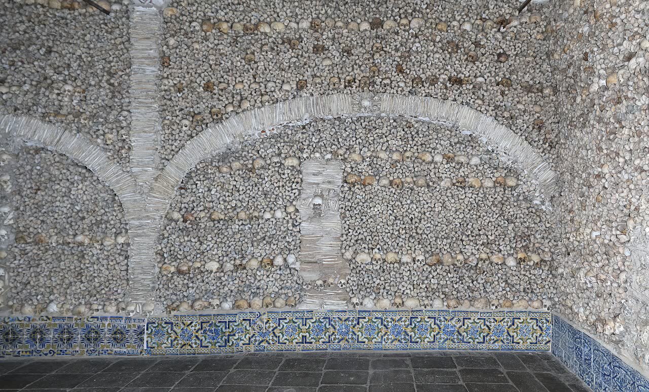 The Chapel of Bones in Evora